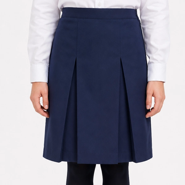 Box Pleat Skirt - Navy - Year 8 to 12