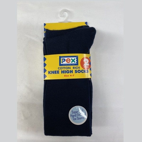 Pex knee high socks navy