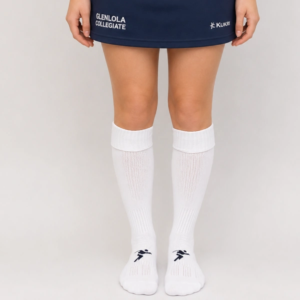 Glenlola White PE Socks
