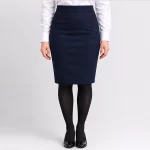 6th Form Straight Skirt - Navy