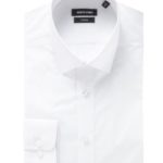 Remus Uomo White Seville Long Sleeve Formal Shirt - 18300-01