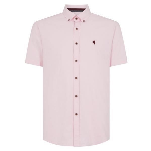 Remus Uomo Seville SS Casual Shirt - Pink - 13600 - 61
