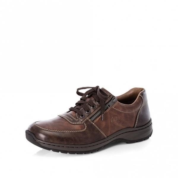 Rieker Hudson Lace Up Shoe - Toffee - 03329 - 25