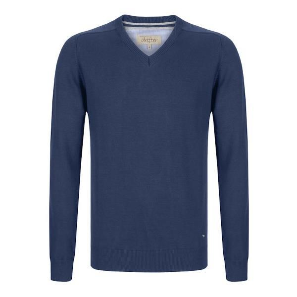 DG’s Drifter LS V-Neck Sweater - Dark Blue - 55599 - 28