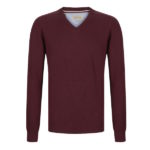 DG's Drifter LS V-Neck Sweater - Raspberry - 55599-66