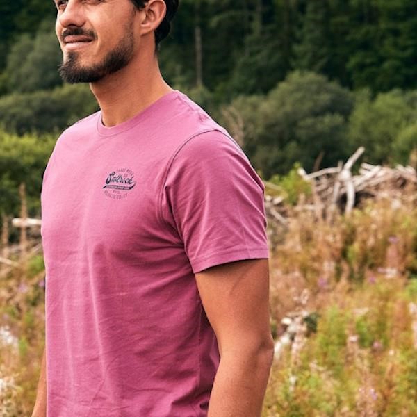 Saltrock Home Run -  Short Sleeve T-Shirt - Dark Pink