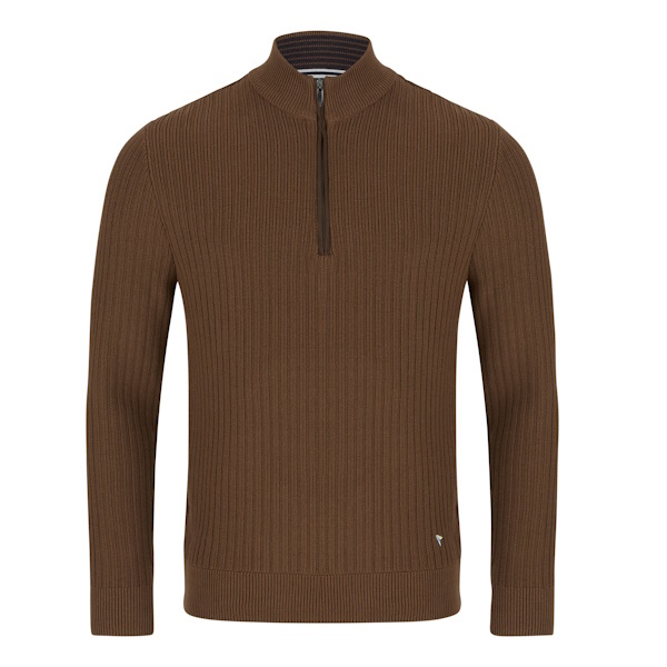 DG's Drifter Half Zip Sweater - Brown - 55336-46