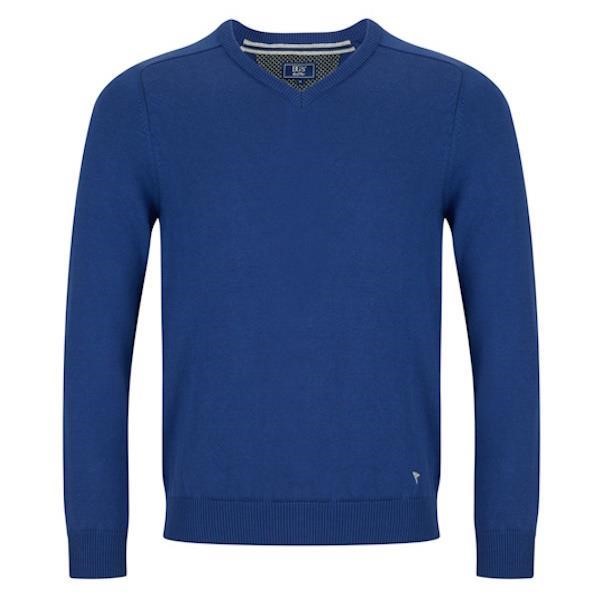 DG's Drifter LS V-Neck Sweater - Blue - 55599-275