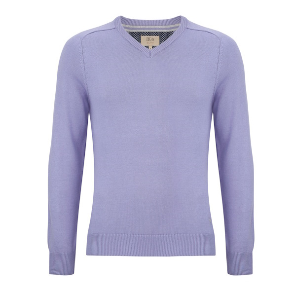 DG's Drifter Lilac LS V-Neck Sweater - 55599-71
