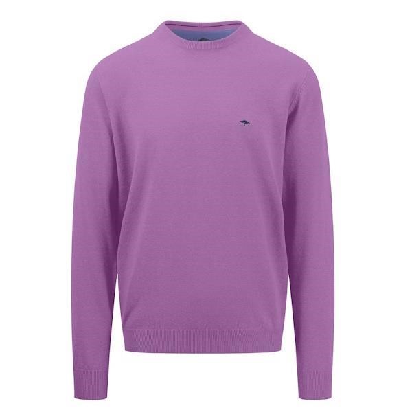 Fynch Hatton O-neck Sweater - 1413 210 404 Dusty Lavender