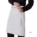 Denny DP49 Waist Apron - White