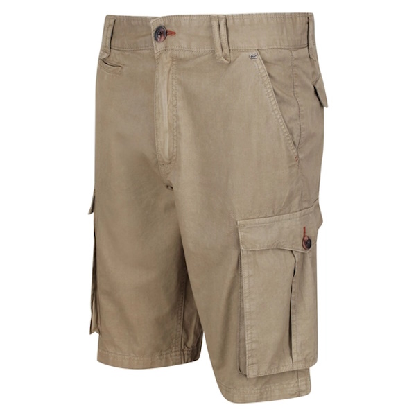 Regatta Shorebay Vintage Look Cargo Shorts - Gold Sand - RMJ221