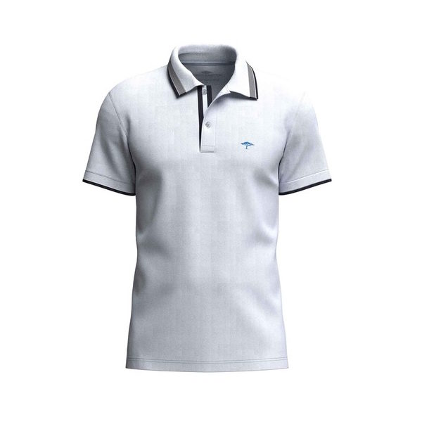 Fynch Hatton Contrast Tipping Polo - White - 1405 1580 802