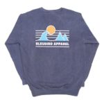 Bleubird Denim Horizon Crew back design