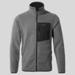 Craghoppers Corey Plus Full Zip Fleece - Black Pepper Marl