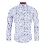 DG's Drifter Red Geneva LS Casual Shirt - 14648-66