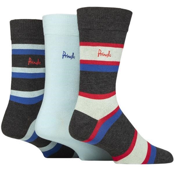 Pringle Bamboo Socks - 3Pk - L6727MCHA