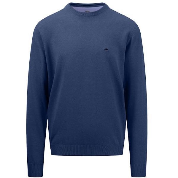 Fynch Hatton O-neck Sweater - Night - 1414 210 680