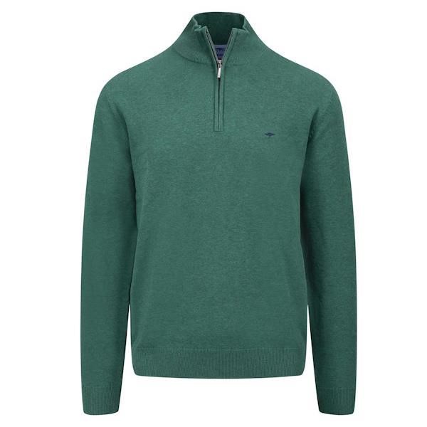 Fynch Hatton Troyer Zip - Dark Emerald - 1414 215 707