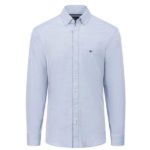 Fynch Hatton Solid Shirt - Cloud Blue - 1408 6010 625