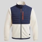 Craghoppers Montadale Insulating Hybrid Jacket | Ecru / Blue Navy - CMN319