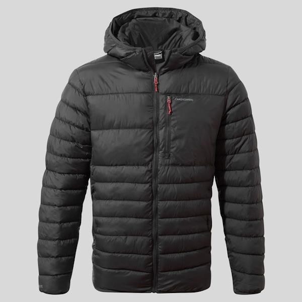 Craghoppers Compresslite VIII Hooded Jacket - Black - CMN309