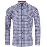 DG's Drifter Geneva LS Casual Shirt - Dark Blue - 14665-27