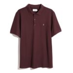 Farah Hudson SS Polo - Oxblood - FAKFE019 642