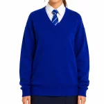 Glenlola V-neck Sweater - Royal