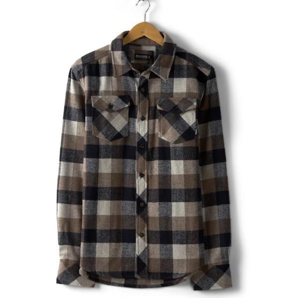 Saltrock Wilfred - Check Flannel Shirt - Brown