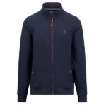 Fynch Hatton Zip Cardigan Navy - 1409 1731 685