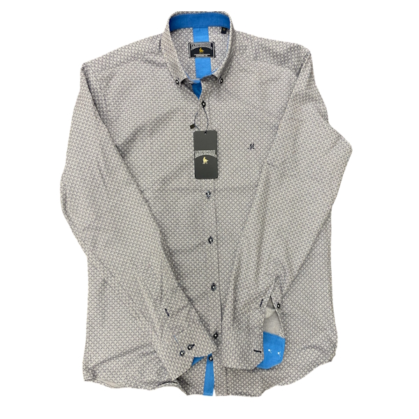 Mineral Reck LS Shirt - Grey/Navy ML252243