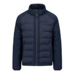 Fynch Hatton Puffer Mix Jacket - Dark Navy - 1409 2646 688