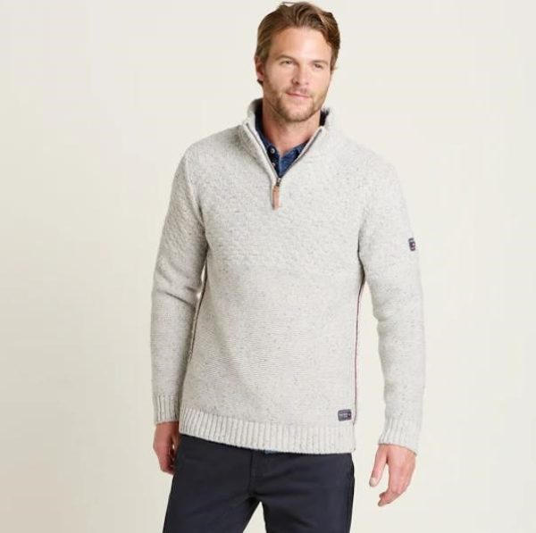 Brakeburn Grey Quarter Zip