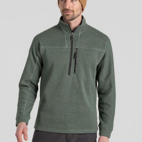 Craghoppers Torney II Half Zip - Laurel Green Marl