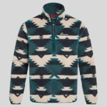 Craghoppers Tatton Half Zip - Dark Viridian Print