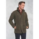 Brook Taverner Niven Khaki Suede Padded Jacket