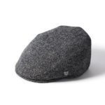 Failsworth Harris Tweed Stornoway Flat Cap - Grey (4615)