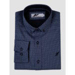 Mish Mash Sandbank L/S Shirt - Navy & Cobalt