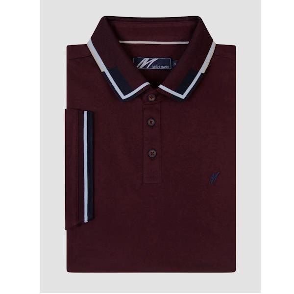 Mish Mash Carlo Polo Shirt - Wine