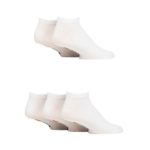 Farah 5 Pack Trainer Sock White - FCS078WHT