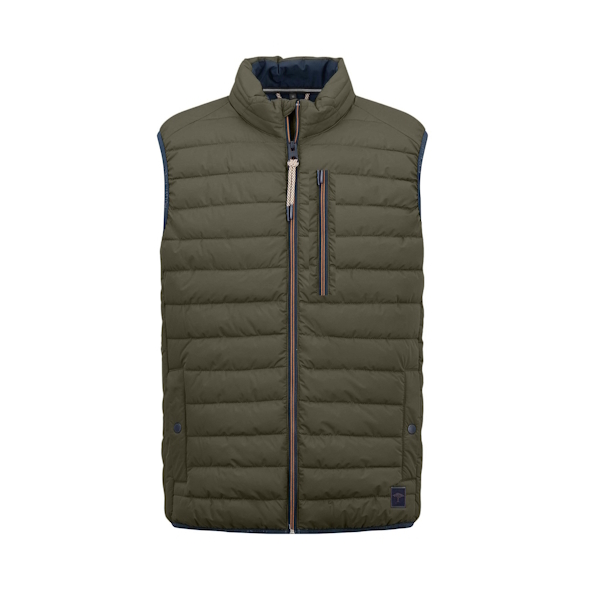 Fynch Hatton Khaki Gilet - 1414 2601 719