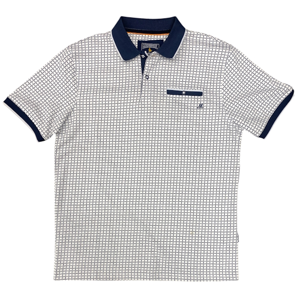 Mineral Merc Polo White / Navy - ML211512