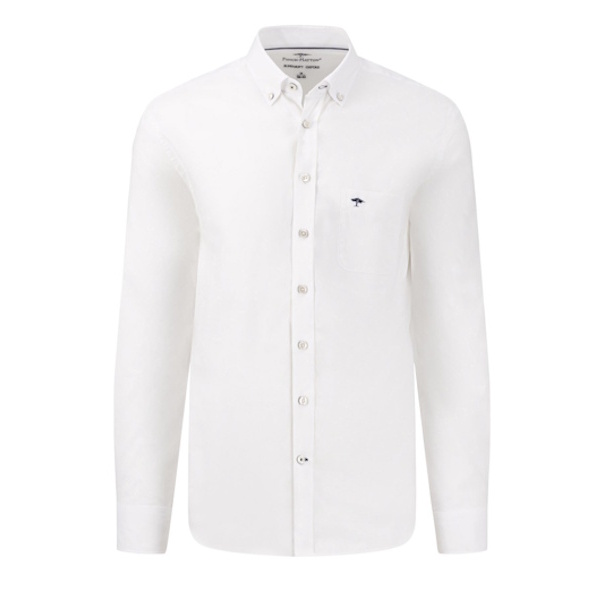 Fynch Hatton Oxford Shirt - White - 1000 5500 5500