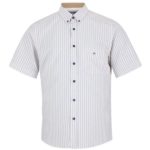 DG's Drifter SS Casual Shirt - Brown / White - 14802 SS 14