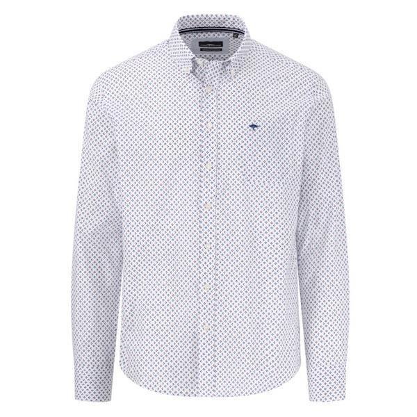 Fynch Hatton LS Casual Fit Shirt - Blue - 1502 5190 685