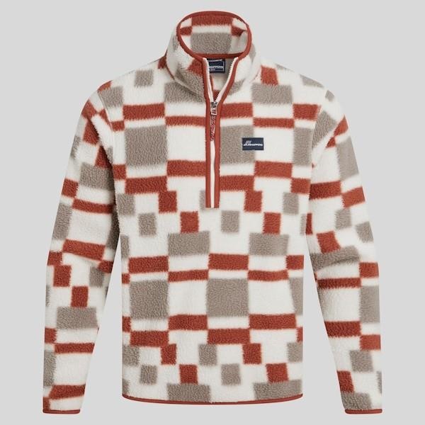 Craghoppers Clifford Half Zip Fleece - Red Beach Print - CMA1 416