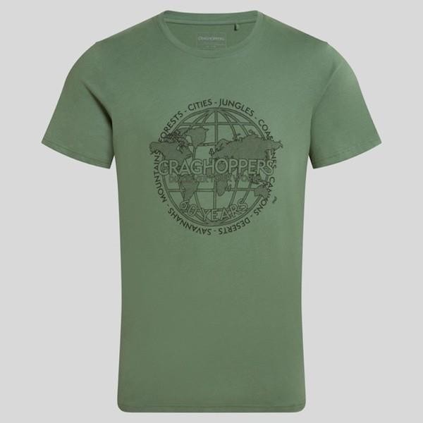 Craghoppers Lucent II SS T-Shirt - Mangrove Green - CMT 1036