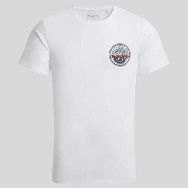 Craghoppers Lucent II SS T-Shirt | Optic White - CMT 1036