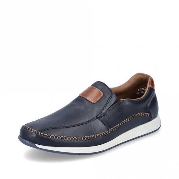 Rieker Blue Elasticated Shoes -11962-14